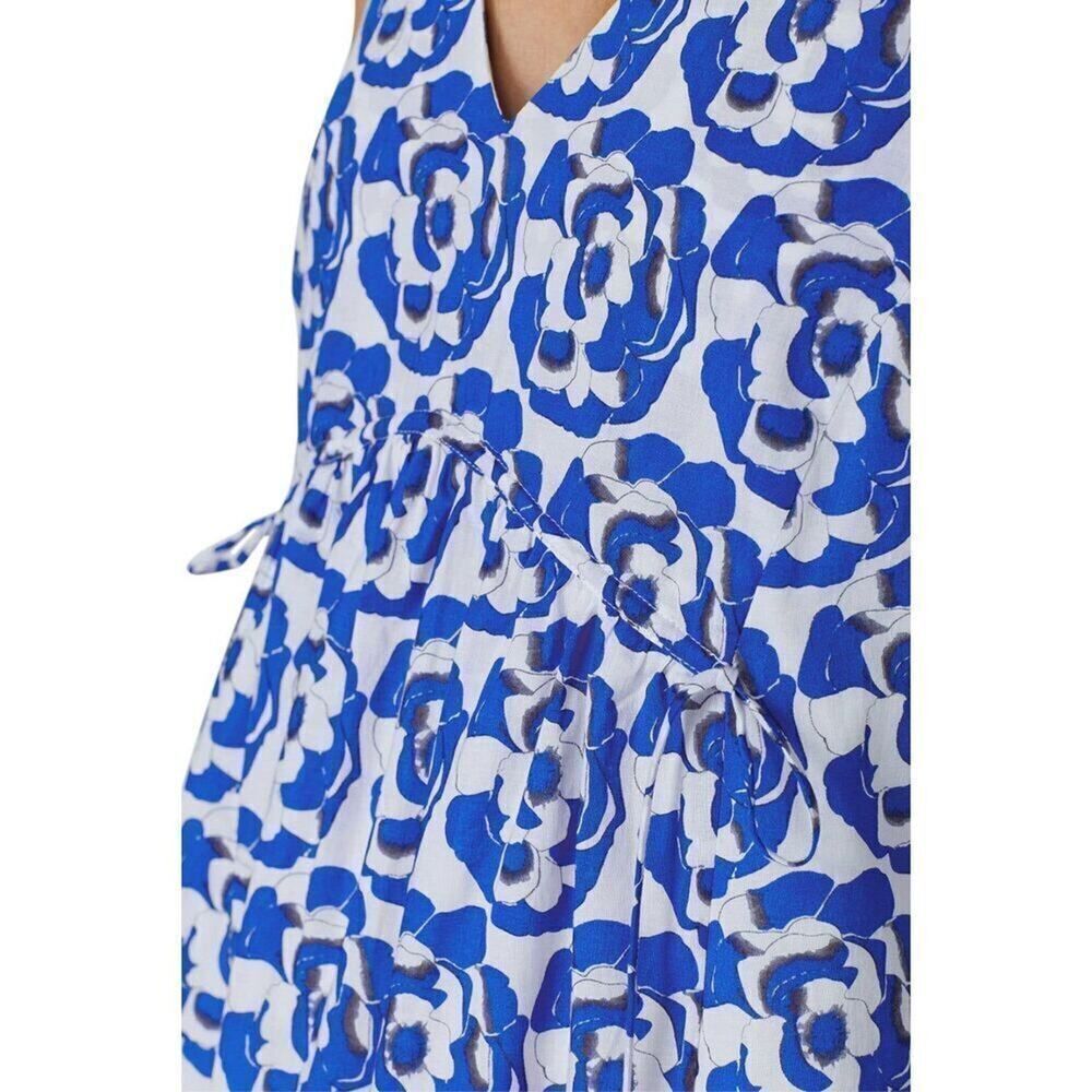 Thakoon x RTR Blue Printed Ruffle Dress ❤️‍🩹 - Picture 4 of 9